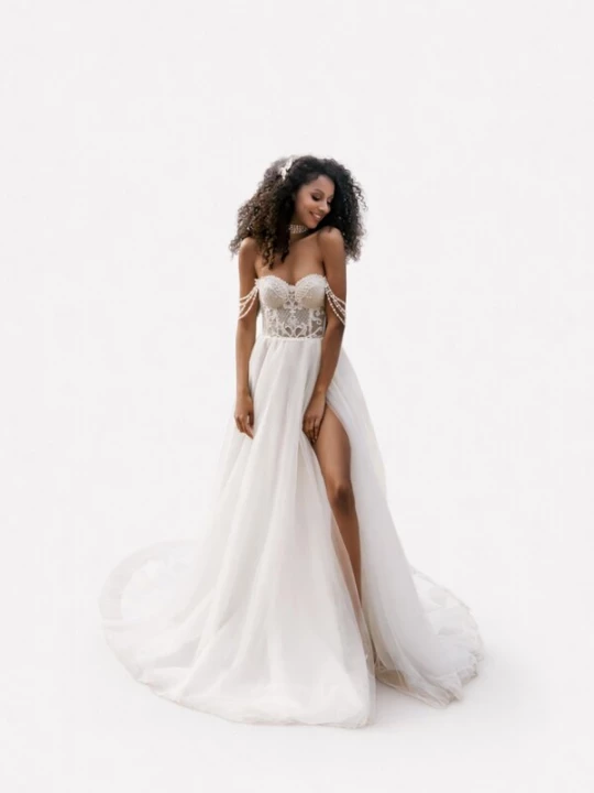Foto van product Devotion Dresses Avondjurk 'Wedding dress Ana' ivoor
