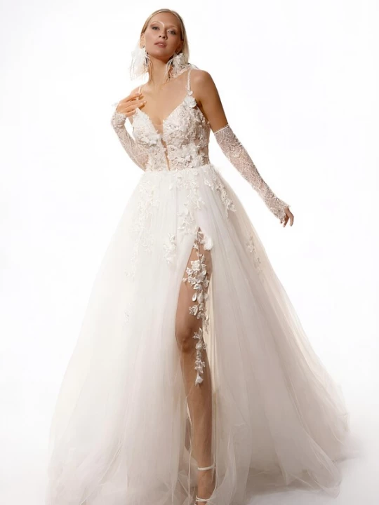 Foto van product Devotion Dresses Avondjurk 'Wedding dress Ariane' ivoor