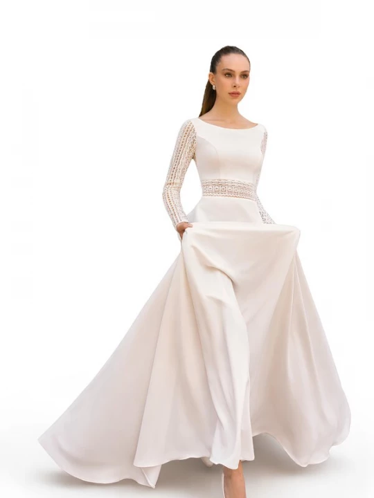 Foto van product Devotion Dresses Avondjurk 'Wedding dress Idan' ivoor