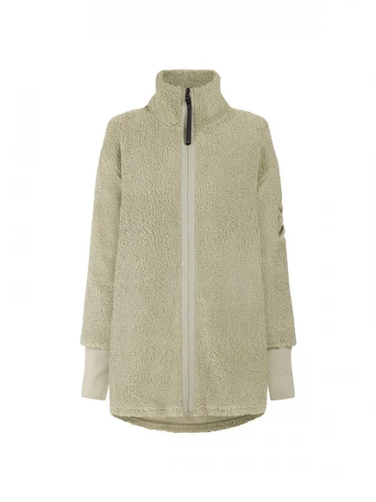 Foto van product Didriksons Functionele fleece jas 'Sally' pastelgroen