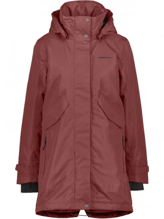 Foto van product Didriksons Functionele jas 'Indra' bordeaux
