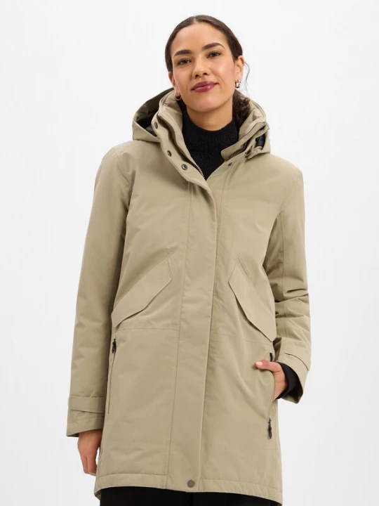 Foto van product Didriksons Functionele jas 'Indra' taupe
