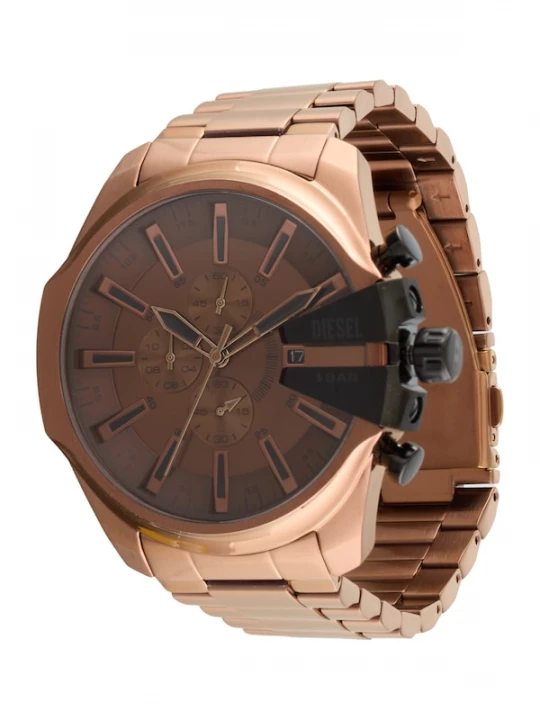 Foto van product DIESEL Analoog horloge 'MEGA CHIEF SLIM' brons