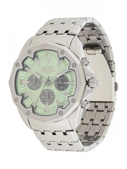 Foto van product DIESEL Analoog horloge 'STINGER' grijs / groen