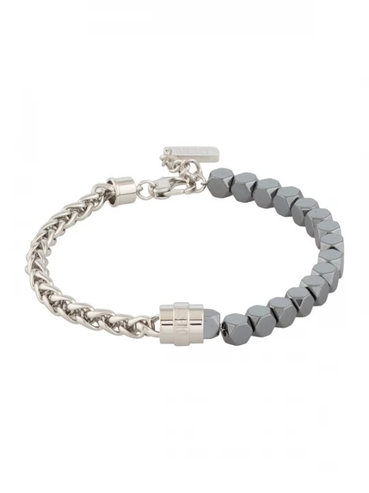 Foto van product DIESEL Armband antraciet / zilver