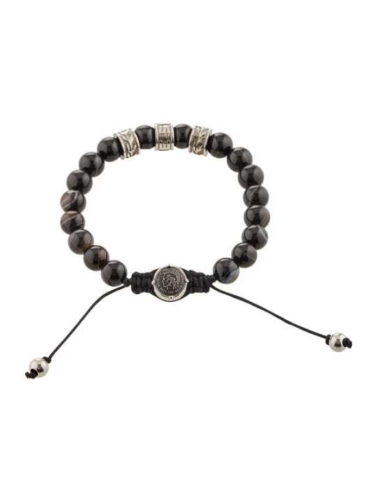 Foto van product DIESEL Armband zilvergrijs / zwart