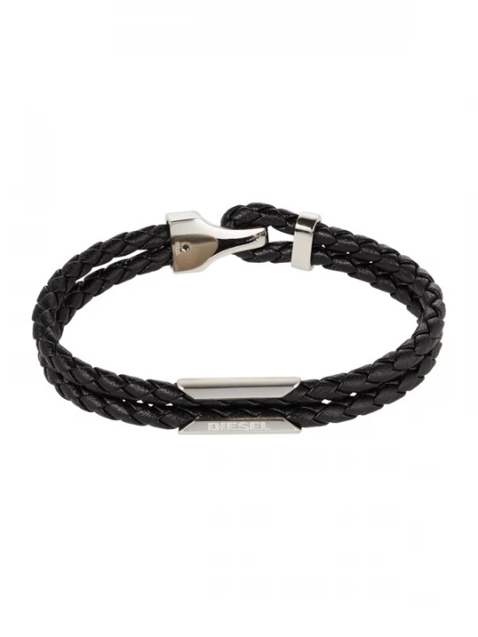 Foto van product DIESEL Armband zwart / zilver