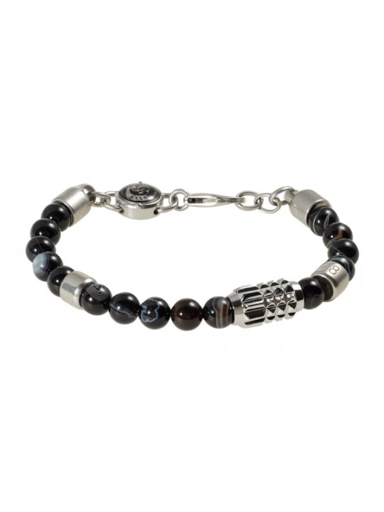 Foto van product DIESEL Armband zwart / zilver