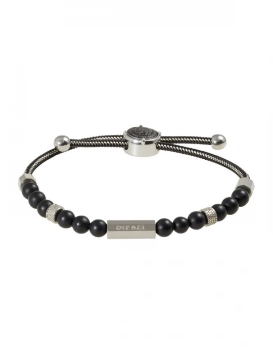 Foto van product DIESEL Armband zwart / zilver
