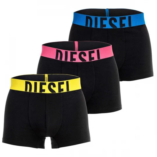 Foto van product DIESEL Boxershorts 'Damien' blauw / geel / pink / zwart