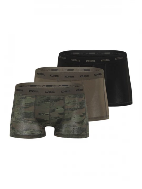 Foto van product DIESEL Boxershorts 'DAMIEN' olijfgroen / lichtgroen / zwart