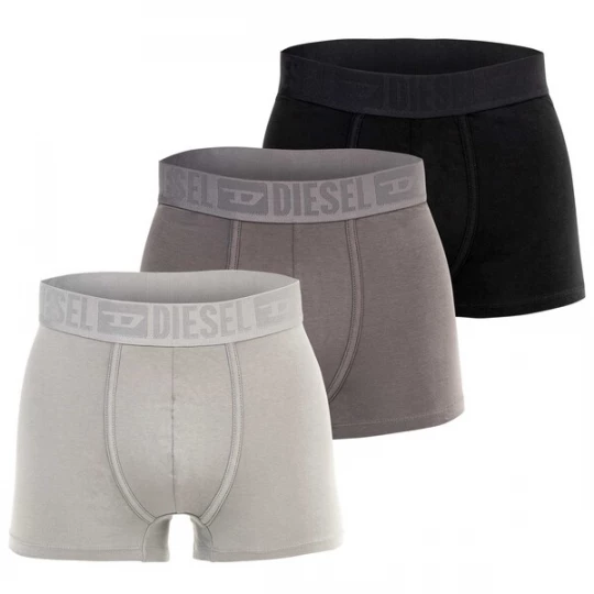 Foto van product DIESEL Boxershorts grafiet / lichtgrijs / zwart