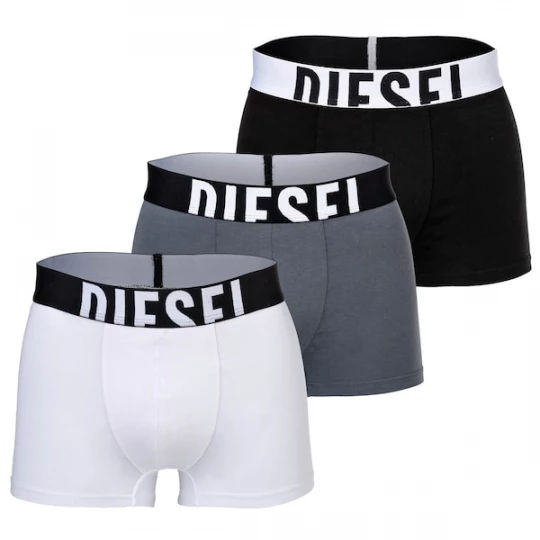 Foto van product DIESEL Boxershorts grijs / zwart / wit