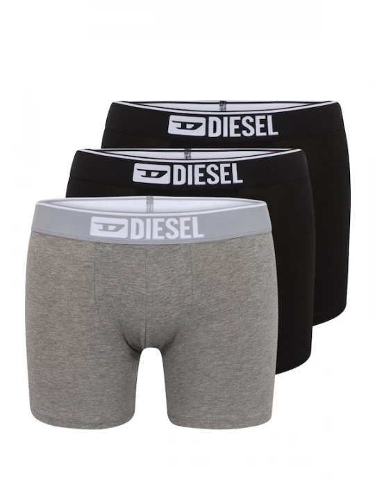 Foto van product DIESEL Boxershorts 'Sebastian' grijs gemêleerd / zwart / wit