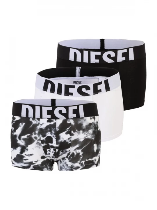 Foto van product DIESEL Boxershorts 'UMBX-DAMIEN' lichtgrijs / zwart / wit