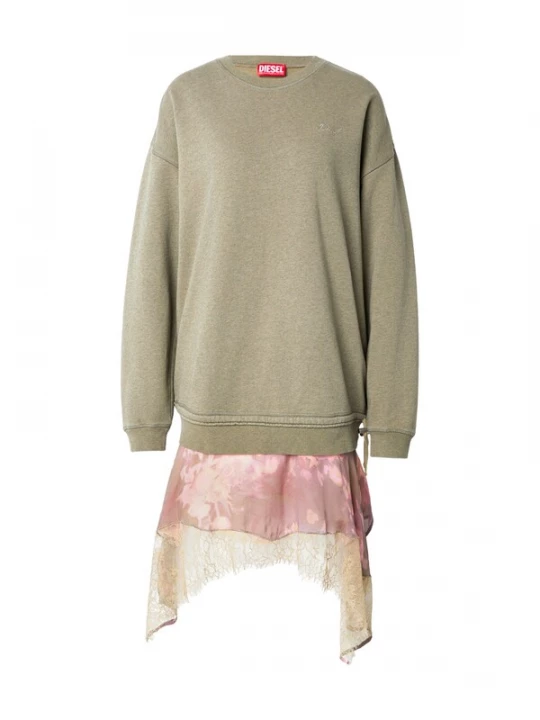Foto van product DIESEL Jurk 'D-ORELY KLEID' groen / lichtroze
