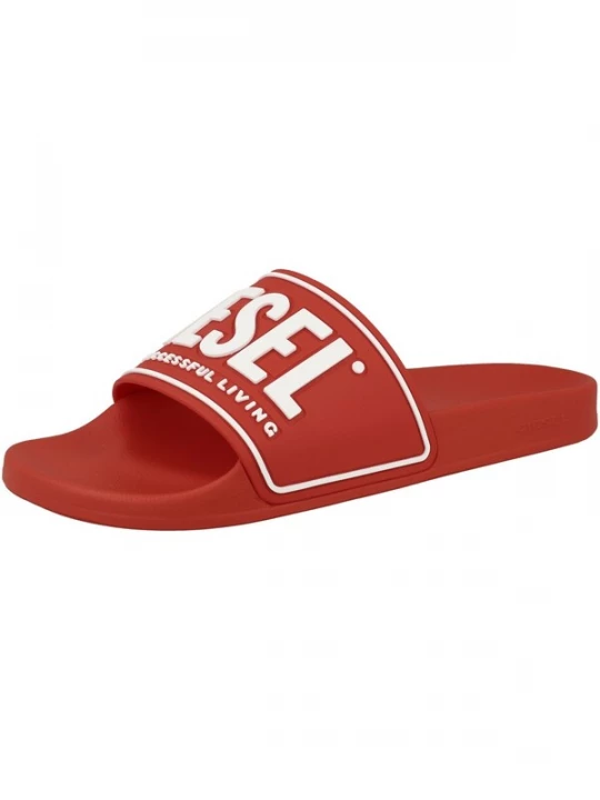 Foto van product DIESEL Muiltjes 'MAYEMI' rood / wit