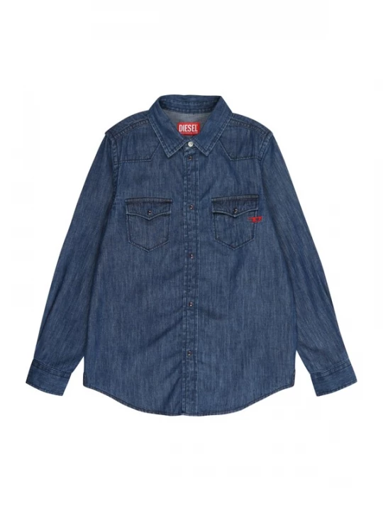 Foto van product DIESEL Overhemd blauw denim