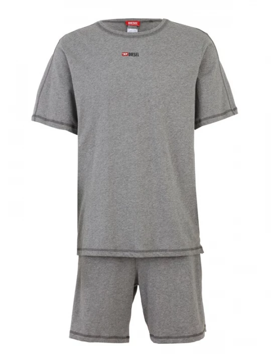 Foto van product DIESEL Pyjama kort 'ADAM-D-CORE' grijs gemêleerd