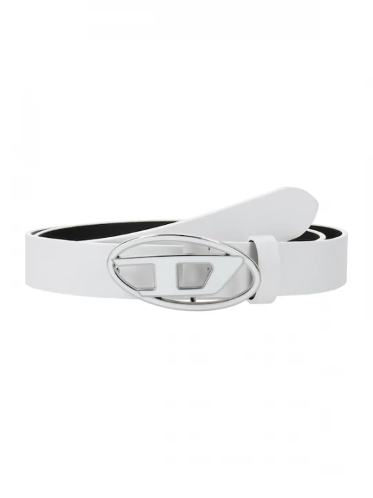 Foto van product DIESEL Riem 'B-1DR 25' zilver / wit