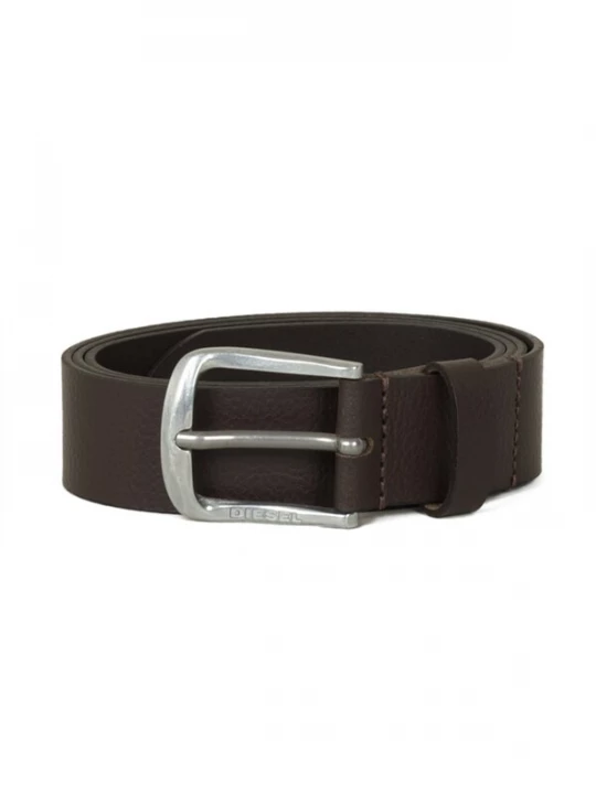 Foto van product DIESEL Riem 'LOGO B-BASIC LEATHER BELT' donkerbruin