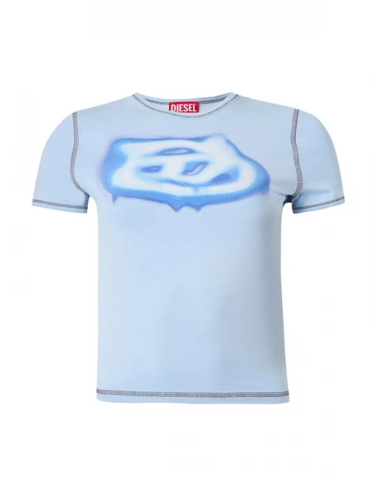 Foto van product DIESEL Shirt blauw / pastelblauw / lichtblauw