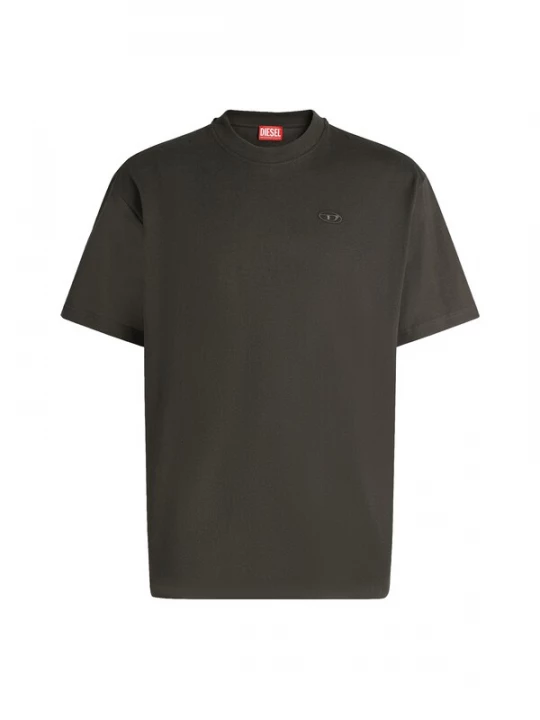 Foto van product DIESEL Shirt 'BOGGY-MEGOVAL-D' lichtblauw / olijfgroen