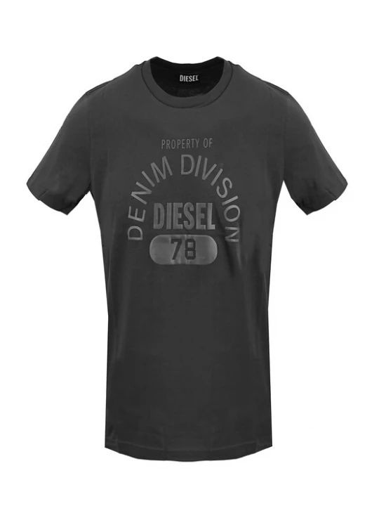 Foto van product DIESEL Shirt grijs / zwart