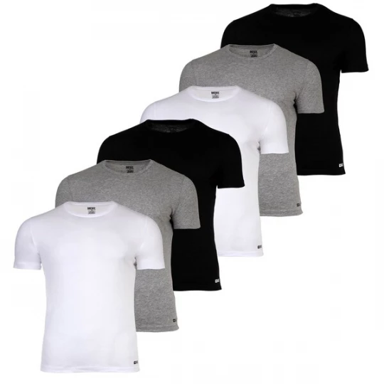 Foto van product DIESEL Shirt grijs / zwart / wit