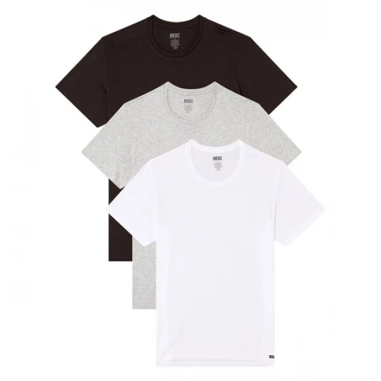 Foto van product DIESEL Shirt 'Randal' grijs gemêleerd / zwart / wit