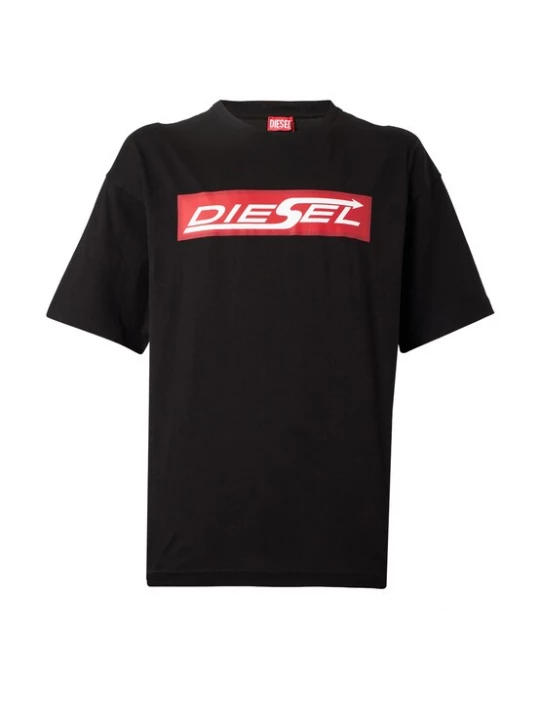 Foto van product DIESEL Shirt rood / zwart / wit