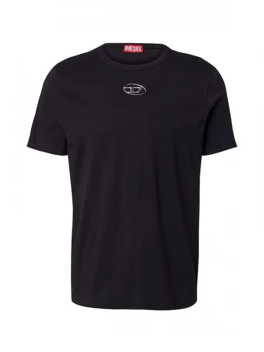 Foto van product DIESEL Shirt 'T-ADJUST-OD' zwart / zilver