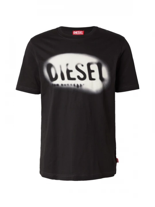 Foto van product DIESEL Shirt 'T-ADJUST-V2' zwart / wit