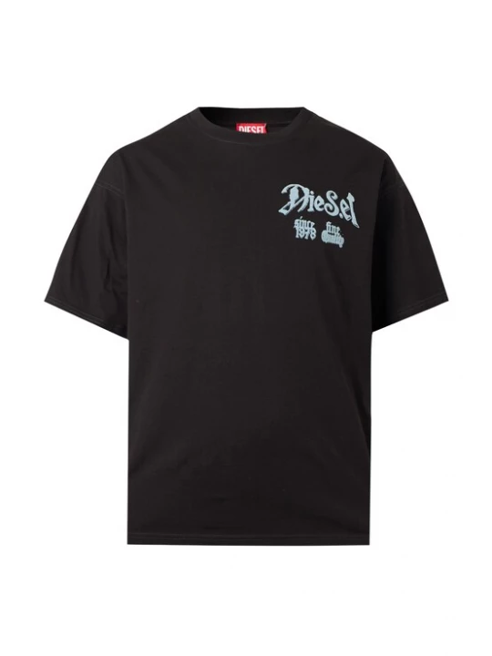 Foto van product DIESEL Shirt 'T-BOXT-AA2' bruin / mosterd / zwart / wit