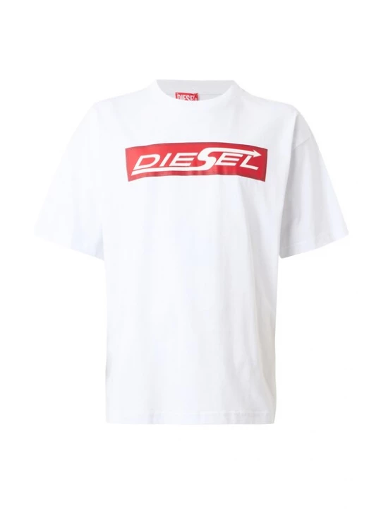 Foto van product DIESEL Shirt 'T-BOXT-AA20' rood / robijnrood / wit