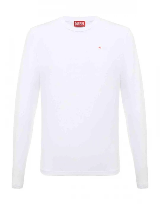 Foto van product DIESEL Shirt 'T-DIEGOR-LS-MICRODIV' wit