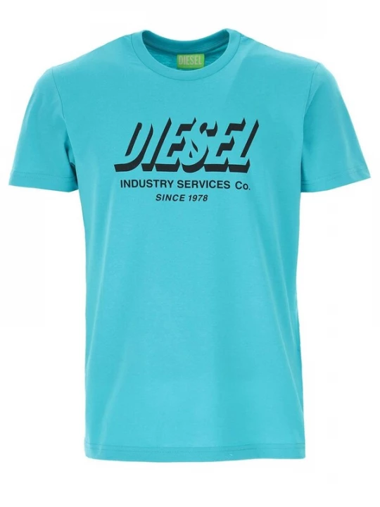 Foto van product DIESEL Shirt 'T-DIEGOS-A5' turquoise