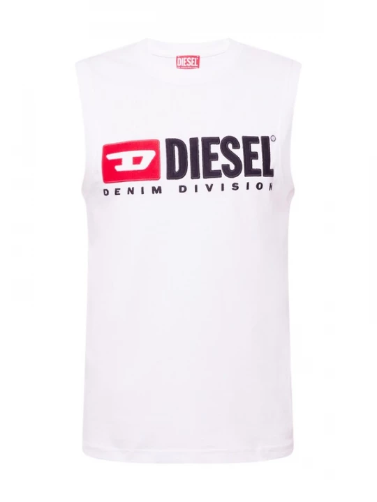 Foto van product DIESEL Shirt 'T-Isco-Div' bloedrood / zwart / wit