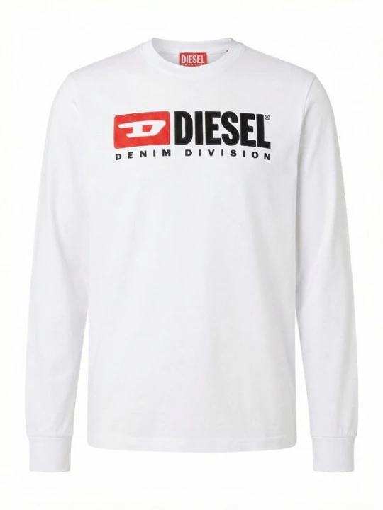 Foto van product DIESEL Shirt 'T-JUST-LS-DIV' wit