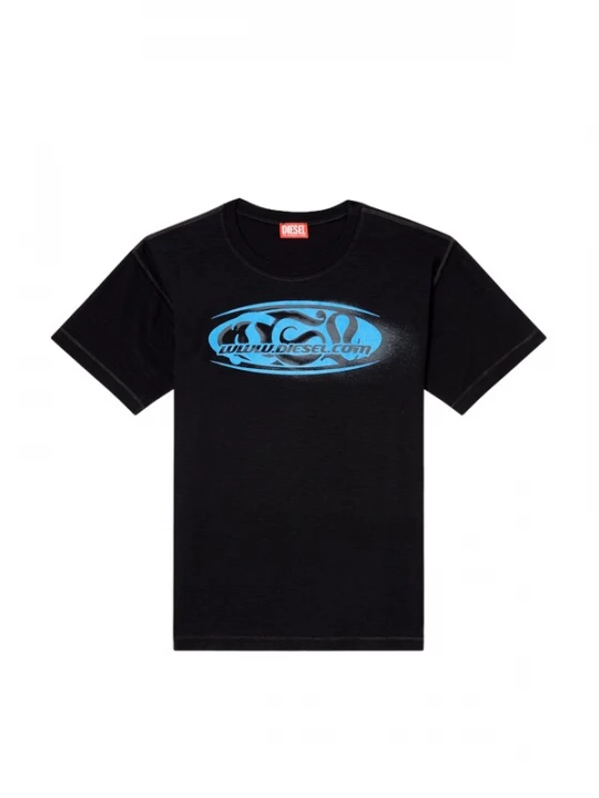 Foto van product DIESEL Shirt 'T-NORM-T1' blauw / zwart
