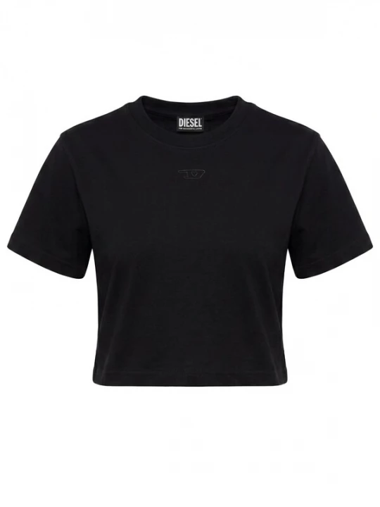 Foto van product DIESEL Shirt 'T-REG-CR-1 CROPPED' zwart