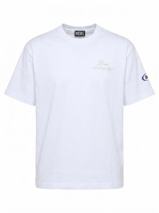 Foto van product DIESEL Shirt 'T-WASH-SMILE' wit