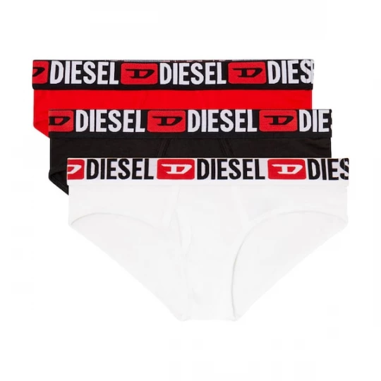 Foto van product DIESEL Slip 'Oxy' rood / zwart / wit