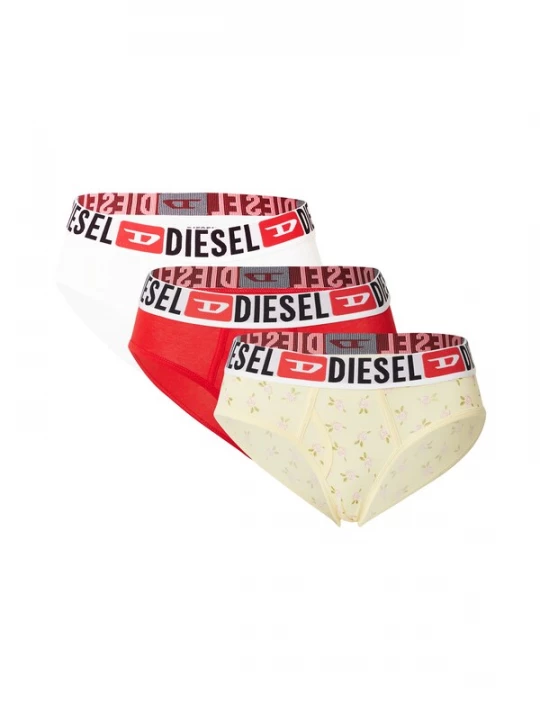 Foto van product DIESEL Slip pasteelgeel / rood / wit