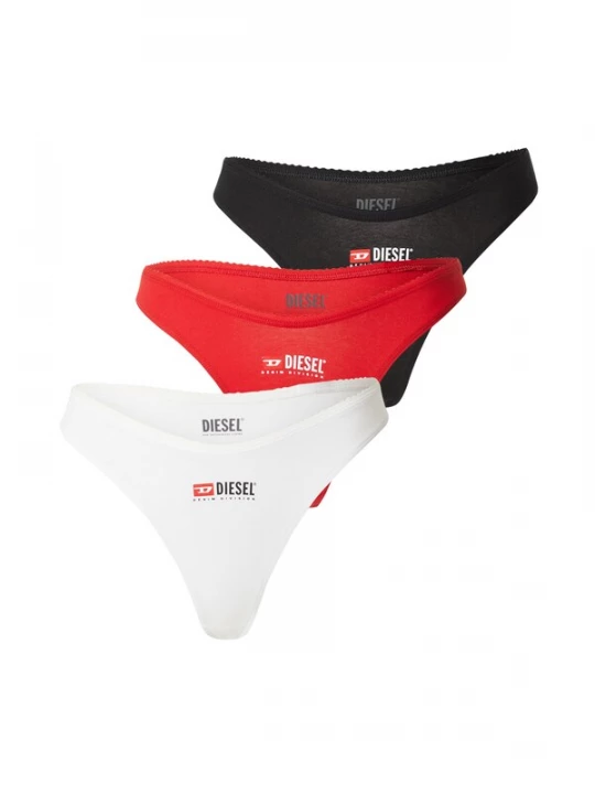 Foto van product DIESEL String rood / zwart / wit