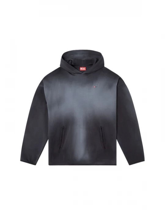 Foto van product DIESEL Sweatshirt lichtgrijs / zwart
