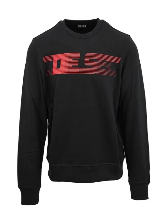 Foto van product DIESEL Sweatshirt lichtrood / zwart