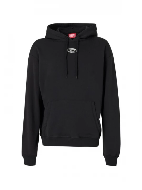 Foto van product DIESEL Sweatshirt 'S-NORM-IOD' zwart / zilver