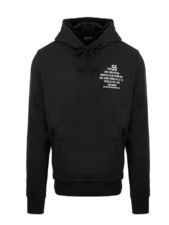 Foto van product DIESEL Sweatshirt zwart / wit