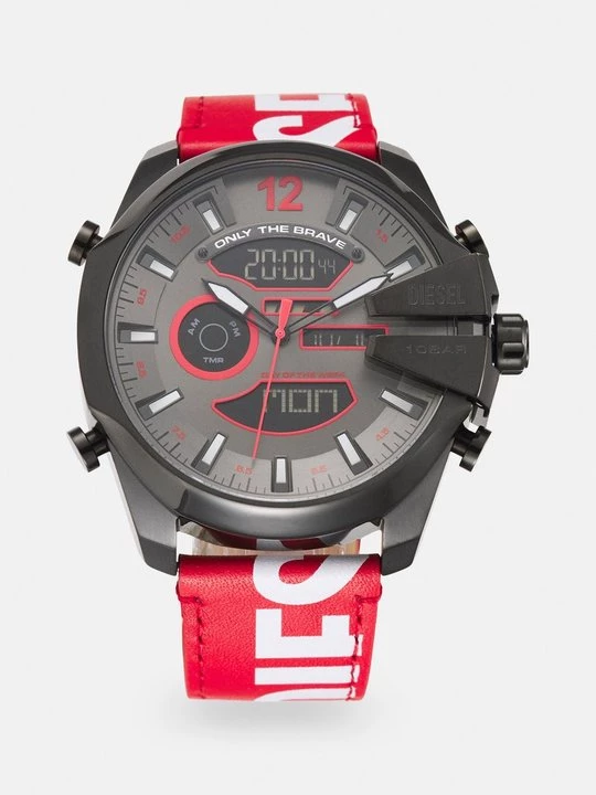 Foto van product Digitaal horloge Diesel zilverkleurig